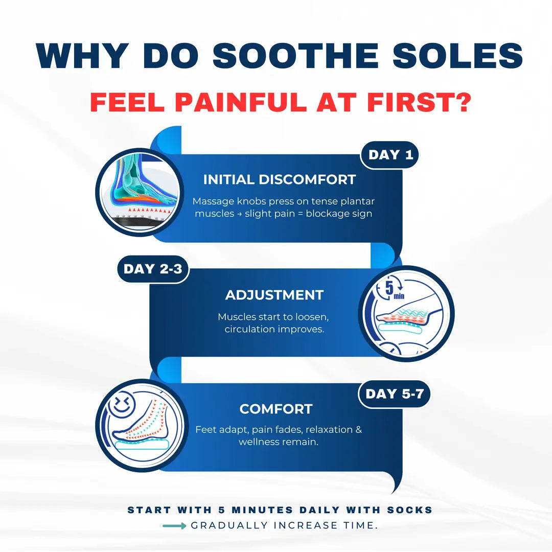 Soothe Soles - Acupressure and Magnetic Therapy Slippers for Full Body Blood Circulation