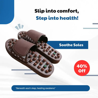 Soothe Soles - Acupressure and Magnetic Therapy Slippers for Full Body Blood Circulation